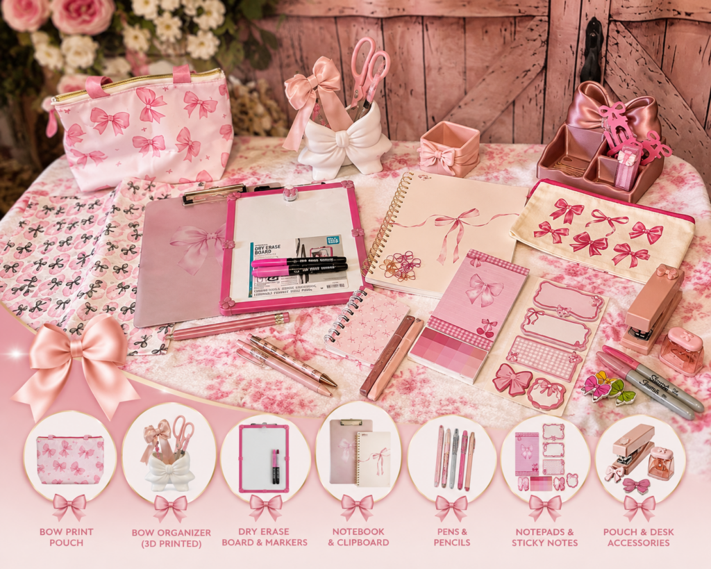 The Bow Desk Set — Deluxe